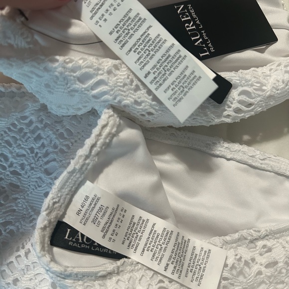 Ralph Lauren white crochet bikini - Picture 2 of 3